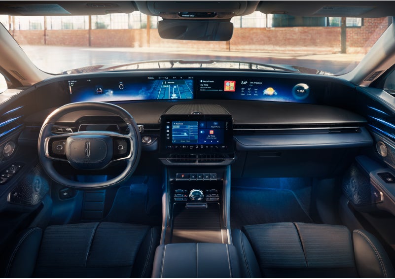The panoramic display is shown in a 2024 Lincoln Nautilus® SUV. | Lincoln Demo 1 in Wooster OH